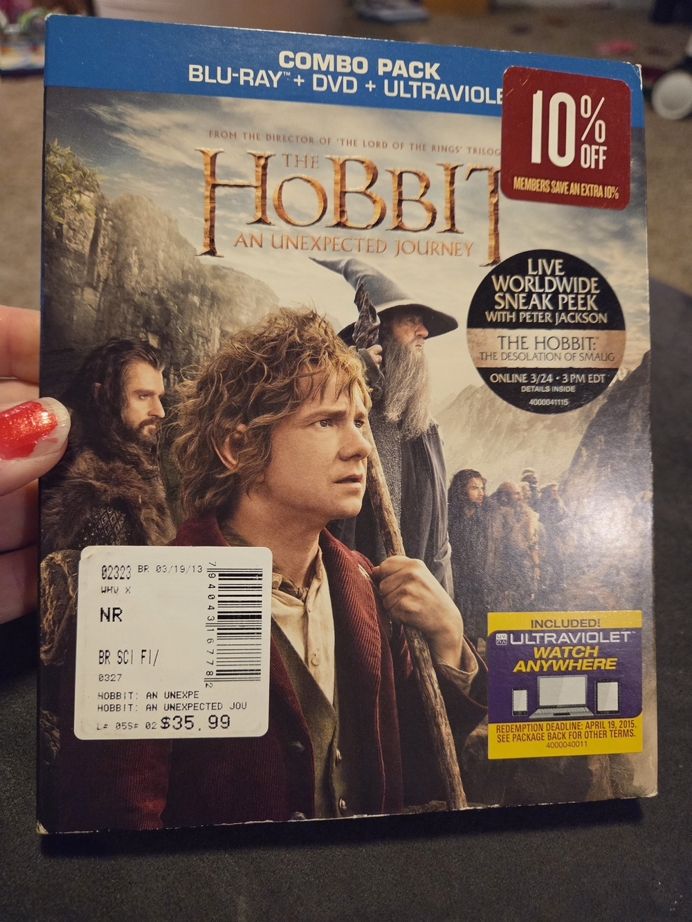 The Hobbit Blu-ray